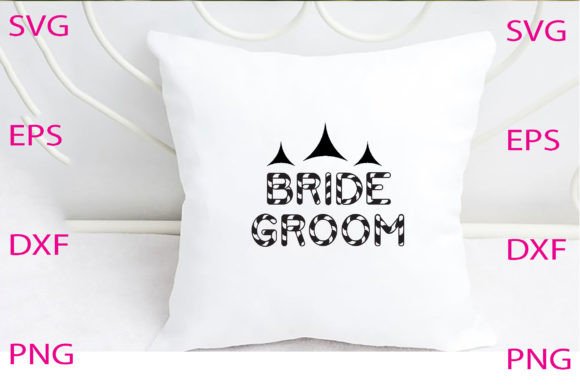 Bride Groom Svg Design: Graphics for Crafts Projects