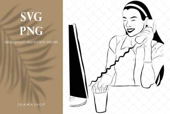 Business Woman PNG SVG Graphics Freebies
