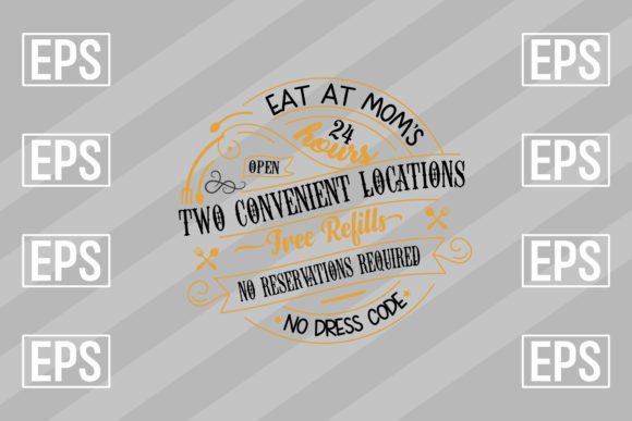 Eat at Mom's Sign: Graphics and Crafts for Real Publishing