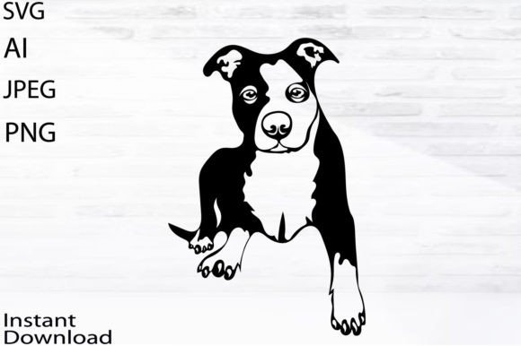 English Pitbull Dog Graphics Freebies