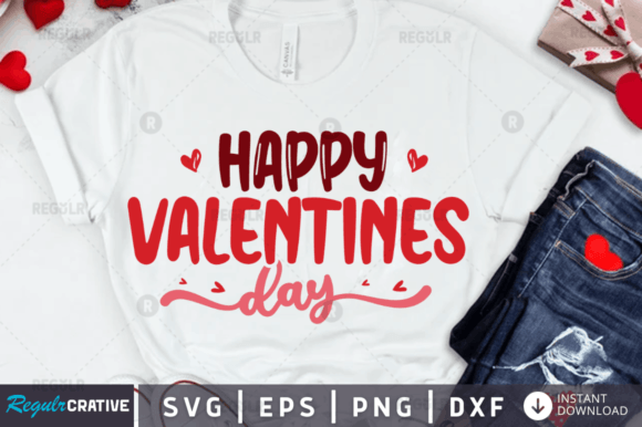 FREE Happy Valentines Day Svg Design