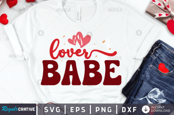 FREE Lover Babe Svg Design for Graphics and Crafts