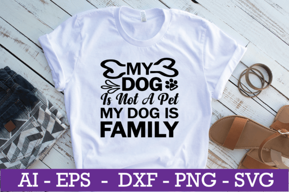 My Dog is Not a Pet SVG for Crafts & Graphics