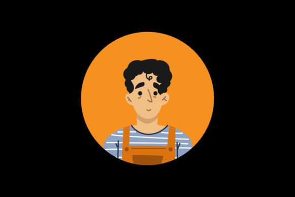 People Flat Man Icon Graphics Freebies