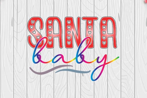 Retro Santa Baby: Graphics Meets Crafts