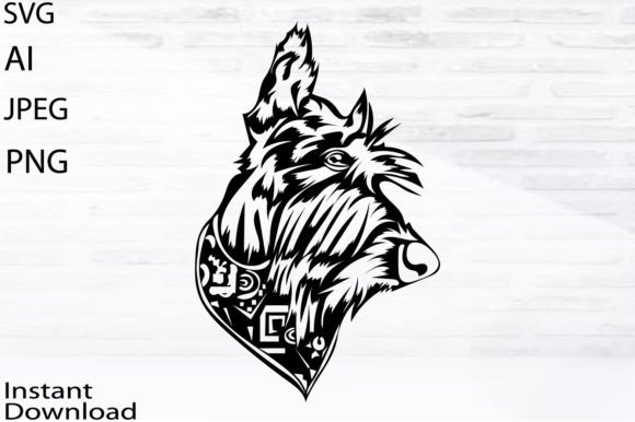Scottish Terrier Svg Png Jpg Ai Vector Graphics