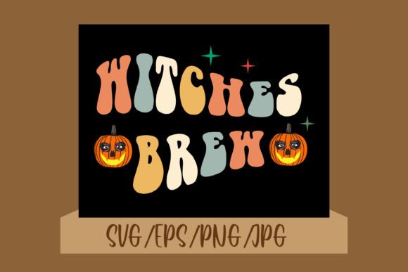 Witches Brew Retro Sublimation PNG